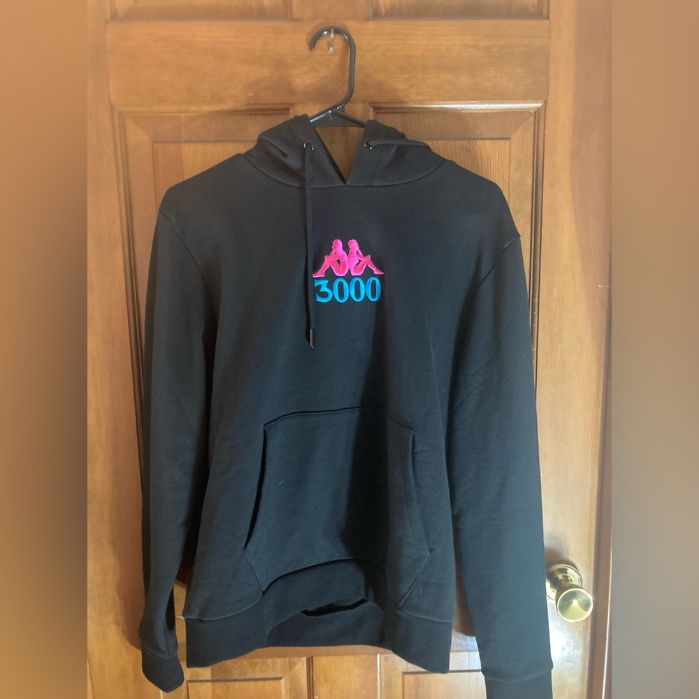 Kappa x Gumball3000 Black Hoodie with Pink Logo
